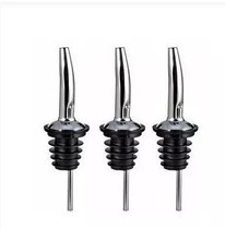 Stainless steel wine nozzle Bar wine pourer Red wine stopper Kitchen pour nozzle Soy sauce bottle mouth Wine bottle head 10 pcs