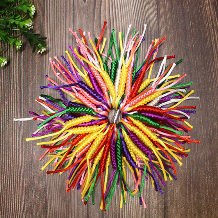 Small Caterpillar Fungus Diamond Knot HIDDEN pure handwoven hanging decoration Auspicious Knot Car Pendant Ping An Knot Mobile Phone Sling