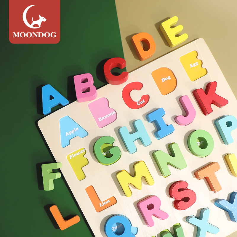 Early childhood children's numbers and letters puzzle building blocks Baby 1-2-3 years old 4 boys and girls 5 Puzzle force development 6 Early education toys