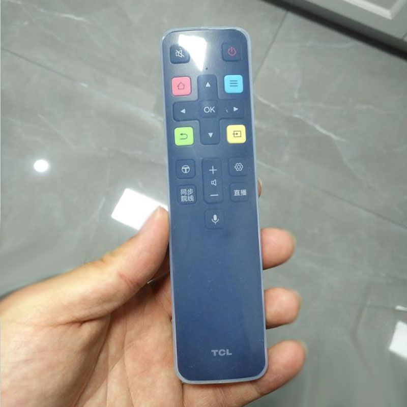 TCL TV remote control set RC801C FCR1 HD transparent silicone shelf dust and waterproof and fall protection