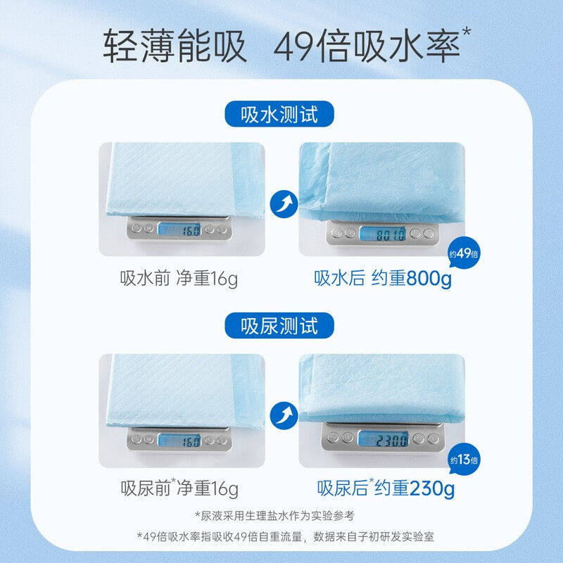 Sub-first baby Urine-Separating Cushion Towel Newborn Disposable Urine Mat Waterproof Nursing Mat Classic (ultra-thin transient)