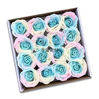 [Светло -голубое ядро+легкое порошок+чистый белый] 16 цветов