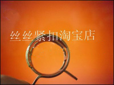 Spring steel buckle hoop elastic hoop hand knead throat hoop spring hoop tube throat hoop water clamp tubing clamp
