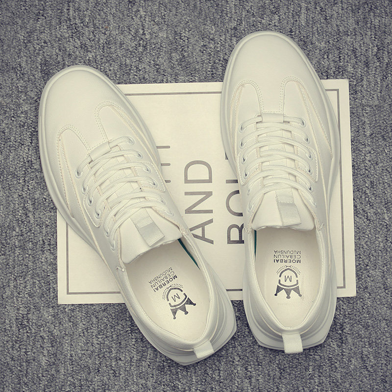 Hong Kong Tide 2023 new men's shoes and shoes of men's casual leather shoes and pop shoes men