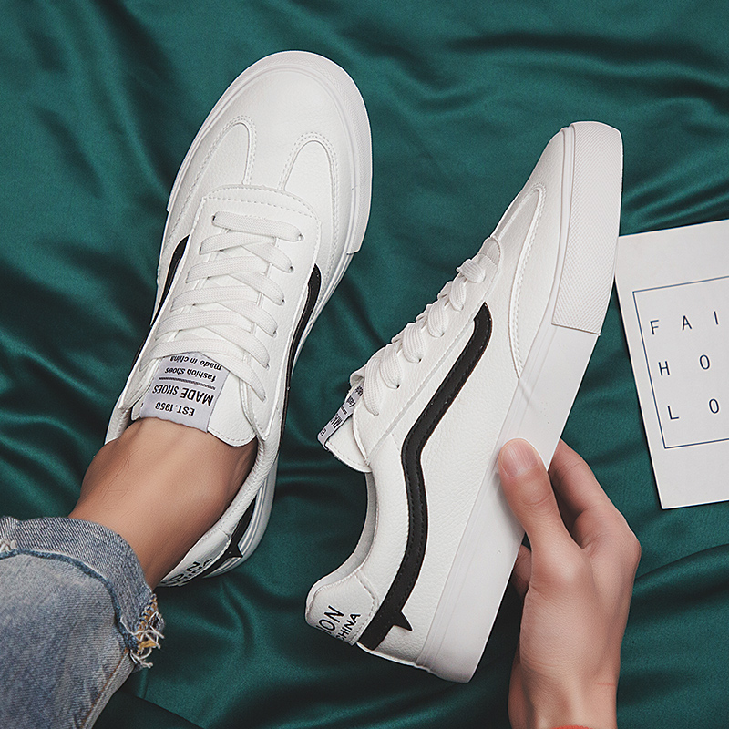 Tide Card 2020 New Port Wind Small White Shoes Men's Han Version 100 Hitch Foundation Lovers Casual Shoes Sins Superfire Board Shoes