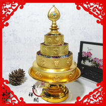 Pure Copper Eight Auspicious Xiumanza Panmancha Luo 10cm