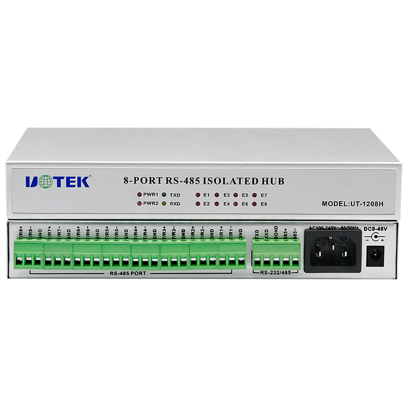 Utai UT-1208H 8 mouth 485 hub 1 way 232485 turn 8-way 485 industrial grade HUB dispenser