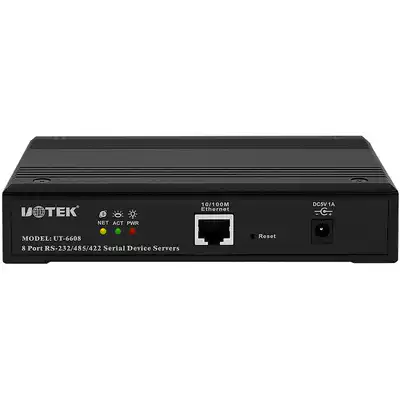 Yutai UT-6608 8 ports RS232 485 422 serial port server MODBUS TCP RTU network to string