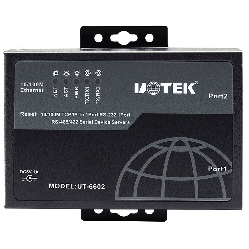 Utai UT-6602 2-port serial port server 232485422 to network interface network interface for 232485422