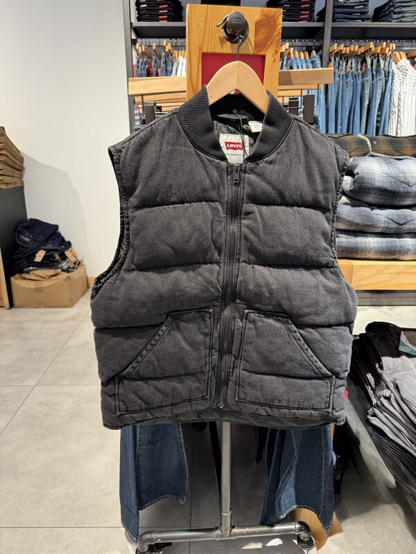Levis Men's Denim Cotton Vest Top from Domestic Stores 007Sl-0000-0001 Levis Men's Denim Cotton Vest Top from Domestic Stores 007Sl-0000-0001
