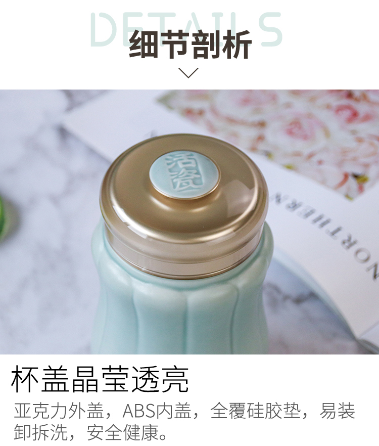 Do Tang Xuan porcelain cup pumpkin cup with single 350 ml creative ceramic lovely fairy glass cup