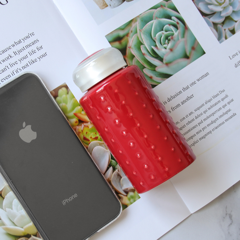 Do Tang Xuan porcelain cup light rain take cup water dew said point single creative ceramic mini portable water cup woman with a gift