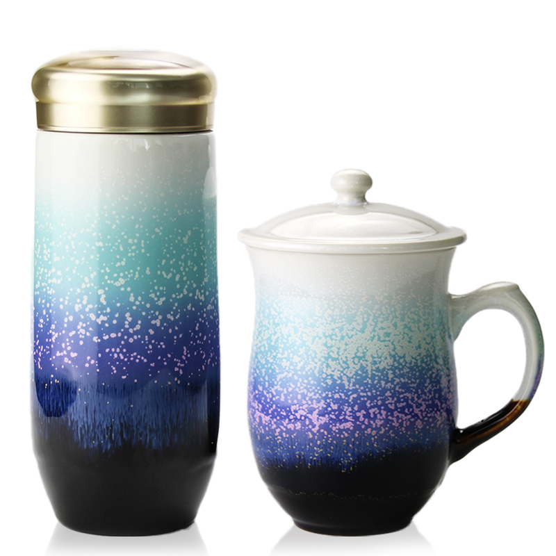 Do Tang Xuan porcelain great perfection snow crystals money box suit tall glass cup with business leadership gifts is it