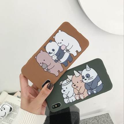 搞怪吃货熊网红抖音同款VIVOY85手机壳Z1卡