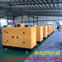 30 40 50kw80 100 kW ultra-quiet diesel generator set Low noise all-copper three-phase brushless 380V