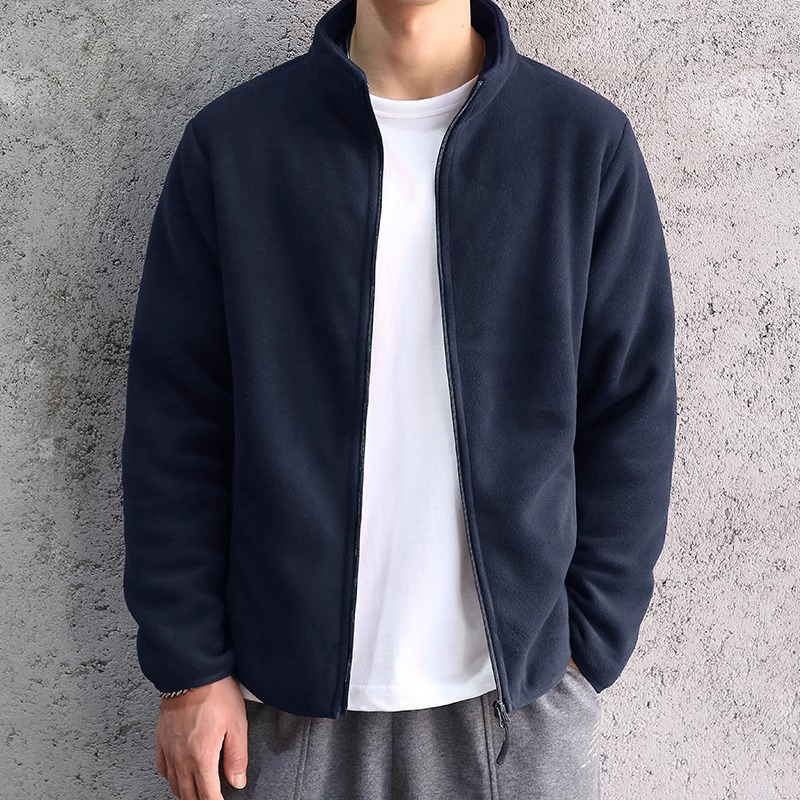 Plus Size 150kg Fleece Sweatshirt Jacket for Men and Women, Spring, Autumn and Winter, Fleece-Lined and Thickened Cardigan Baseball Jacket 2