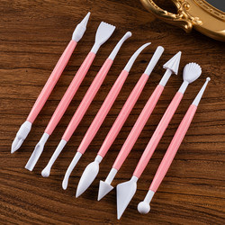 Fondant Tools, 8-Piece Fondant Cake Tool Set, Shaping Knife, Carving Knife, Shaping Knife Tool, Carving Set, Mold