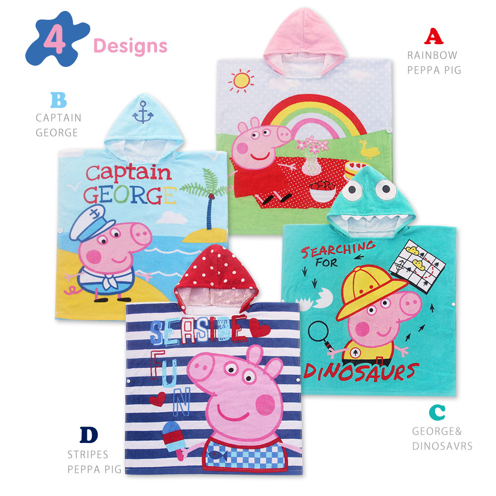 Manteau De Bébé Pour Enfants Dessin Animé Serviette De Bain