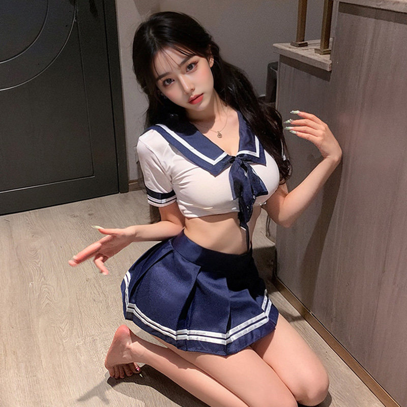 School Uniform Erotic Lingerie Set detail 3