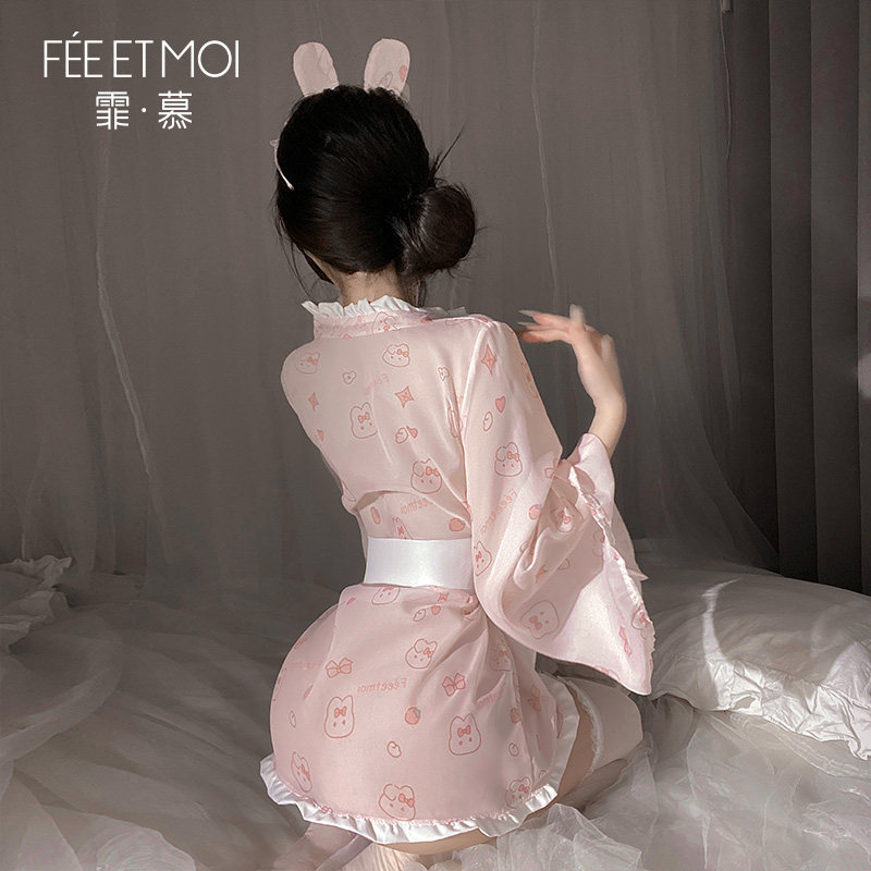 Sweet Bunny Kimono Set detail 3