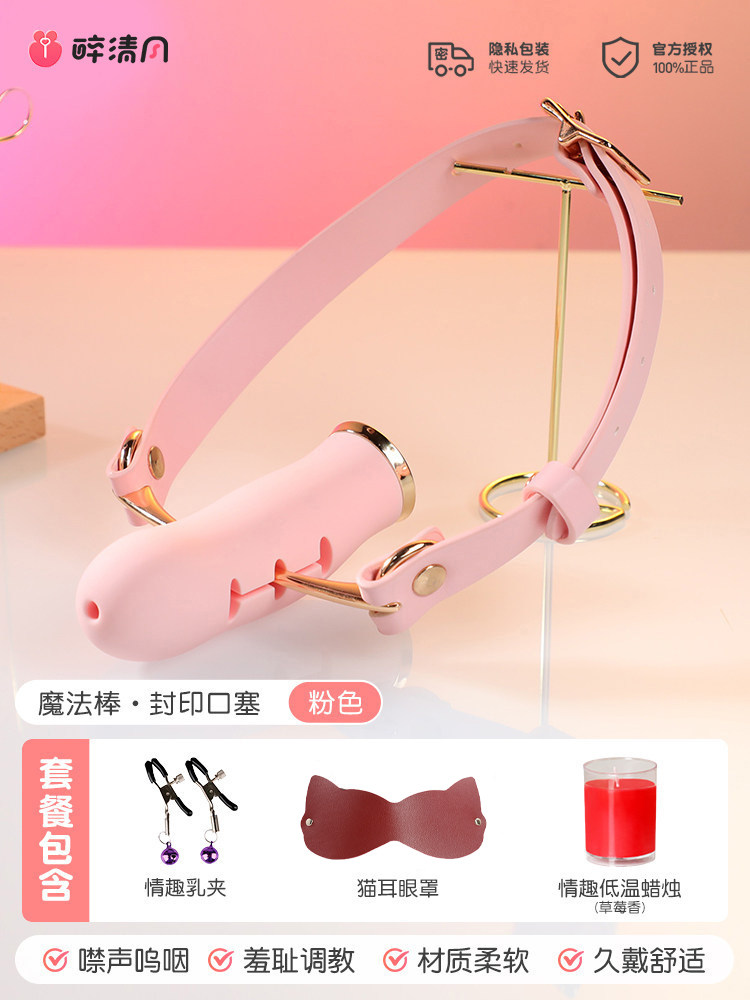 Silicone Gag Ball with Accessories detail 8