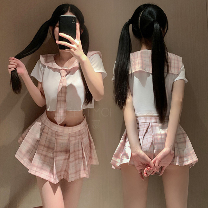 Playful JK Schoolgirl Outfit