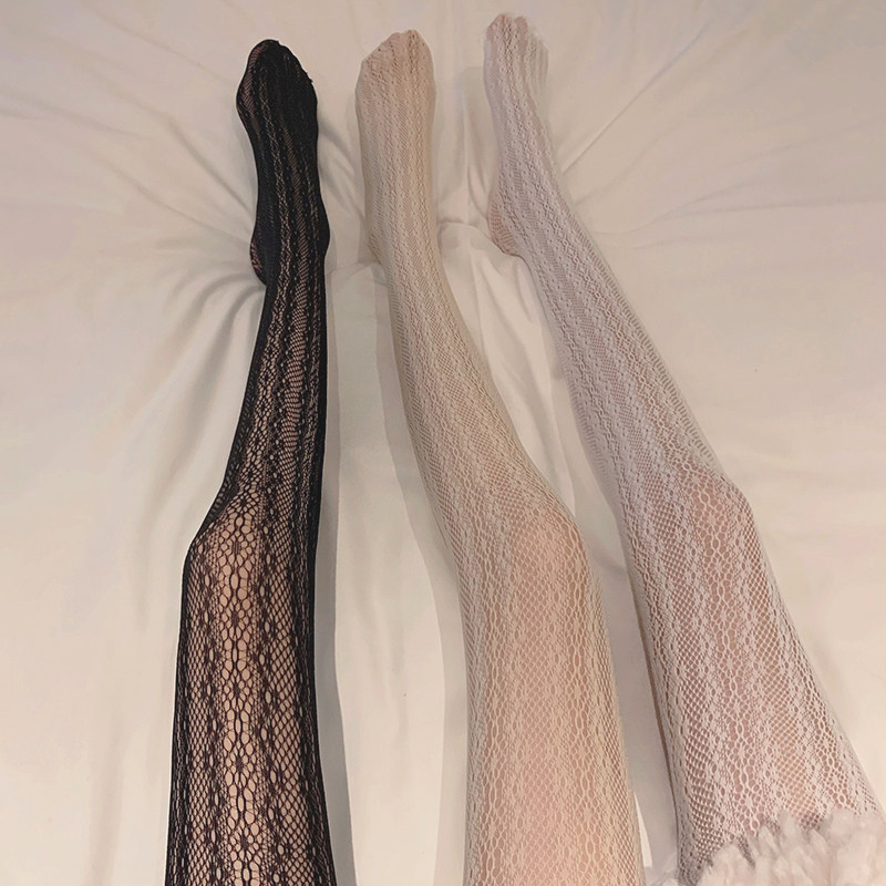 Lolita Lolita socks women's summer thin section sexy net stockings pantyhose jk white lace stockings ins tide