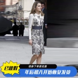 Модное приталенное элегантное платье, европейский стиль, изысканный стиль, большой размер