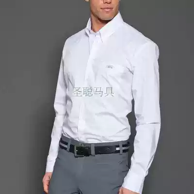 Shengcong harness equestrian Swiss GPA men's long-sleeved white shirt equestrian competition clothing is only sold in 299 pieces