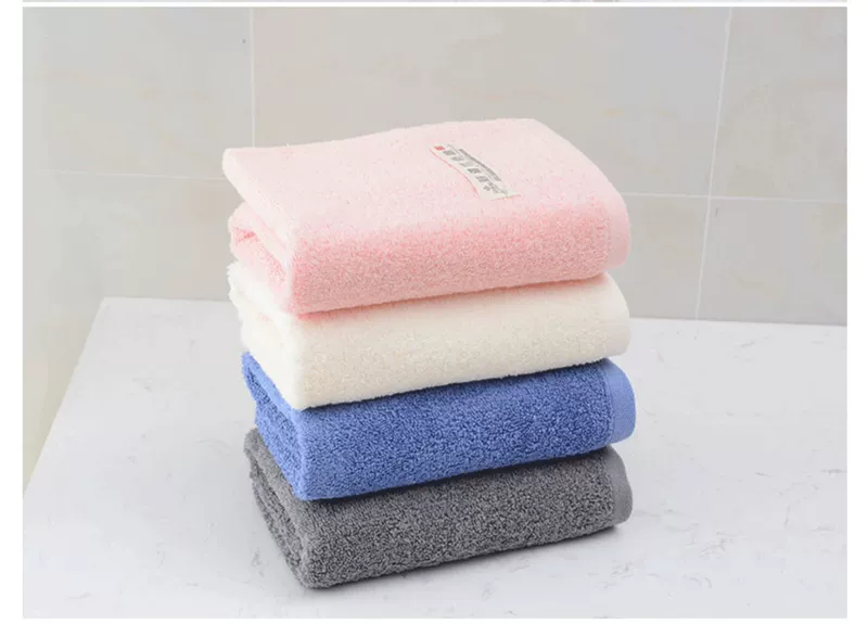Jie Liya hộp quà tặng Bông nguyên chất cotton trơn dài chủ yếu bông thấm nước mềm phù hợp với quà tặng - Khăn tắm / áo choàng tắm