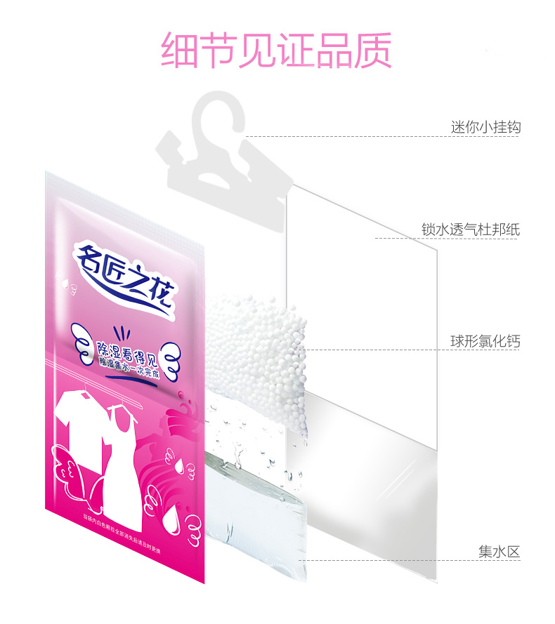 名匠之花 可挂式除湿干燥袋 11袋 图4