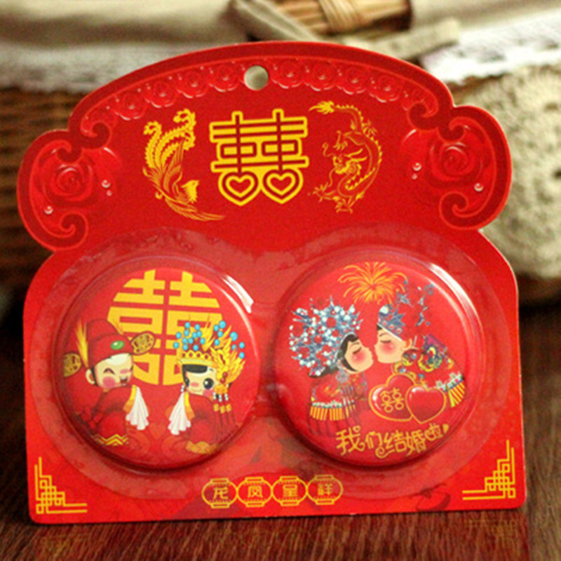 Bride special red waist mirror wedding supplies marriage mini mirror one-to-price