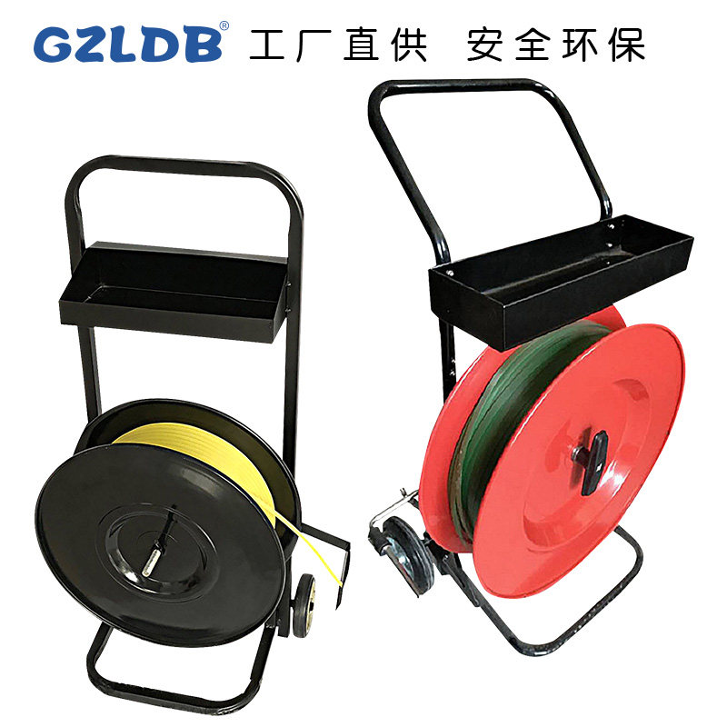 Manufacturer supply plastic steel band disc car pp with disc type hand pull with disc car luxury type with disc car