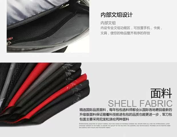Thụy Sĩ quân đội xu hướng thời trang túi đeo vai bình thường Messenger túi ipad túi kinh doanh cặp nam và nữ ba lô túi hermes