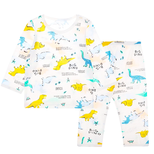 Хлопковое детское нижнее белье, детский комплект, лонгслив, тонкая пижама, термобелье, детские штаны для раннего возраста