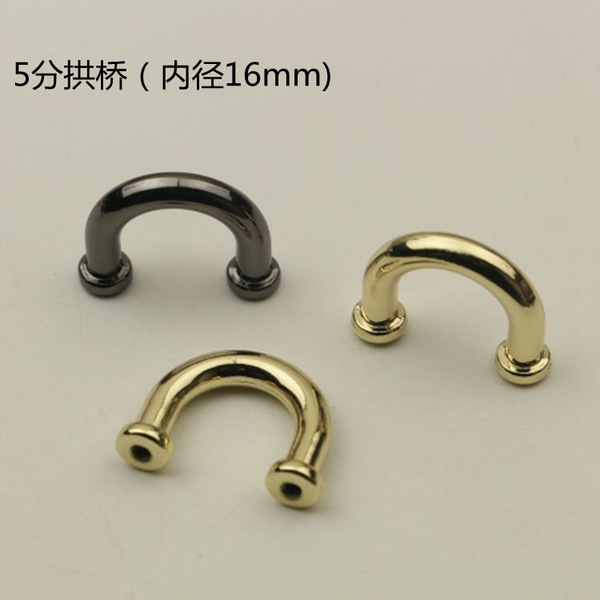 Bag hardware accessories U-shaped semi-circular buckle modified chain turnbuckle parts repair bag modified accessories arch bridge