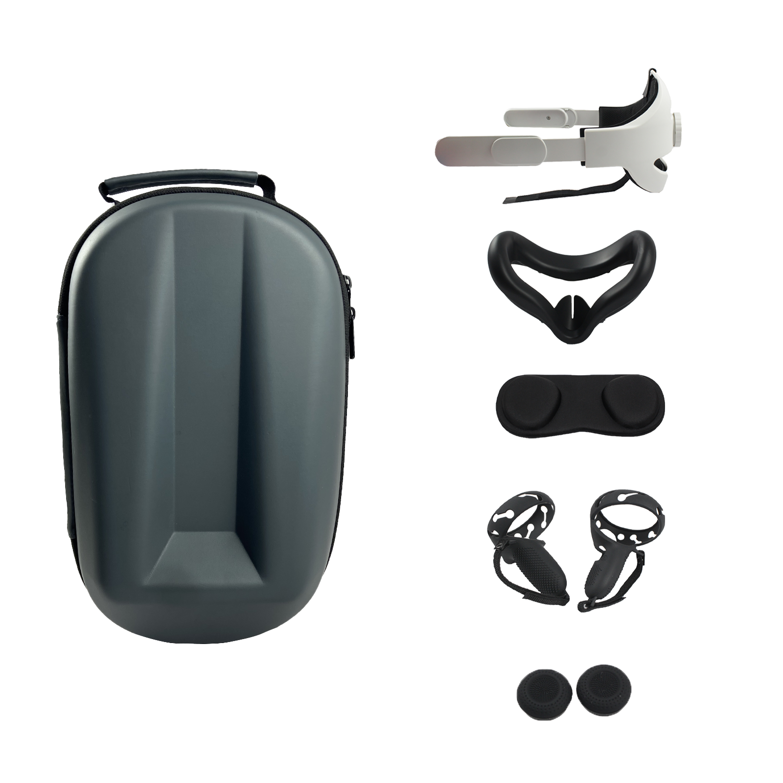 Applicable to Oculus quest 2 handle protective cover non-slip dust-proof and scratch-resistant silicone protective cover complete set of VR accessories