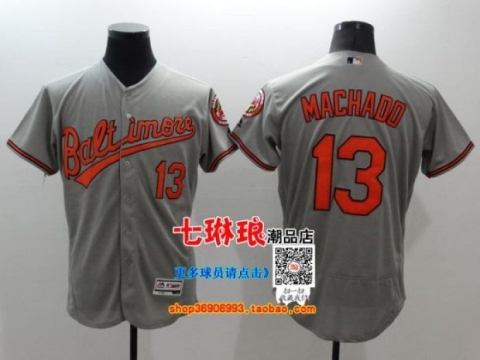 Quần áo bóng chày orioles RIPKEN 8 # MachADO 13 # 10 JONE áo mới - Thể thao sau quần đùi thể thao