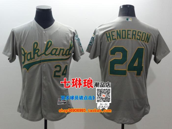 Vận động viên thể thao Flexbase HENDERSON 24 # 54 GRAY Jersey Bóng chày Jersey Thêu Hip Hop - Thể thao sau bộ thể thao adidas nữ thu đông chính hãng