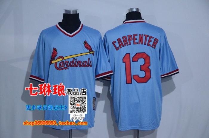Hồng y Bóng chày Jersey 52 # WACHA CARPENTER 13 # 50 WAINWRIGHT áo - Thể thao sau bộ thể thao adidas
