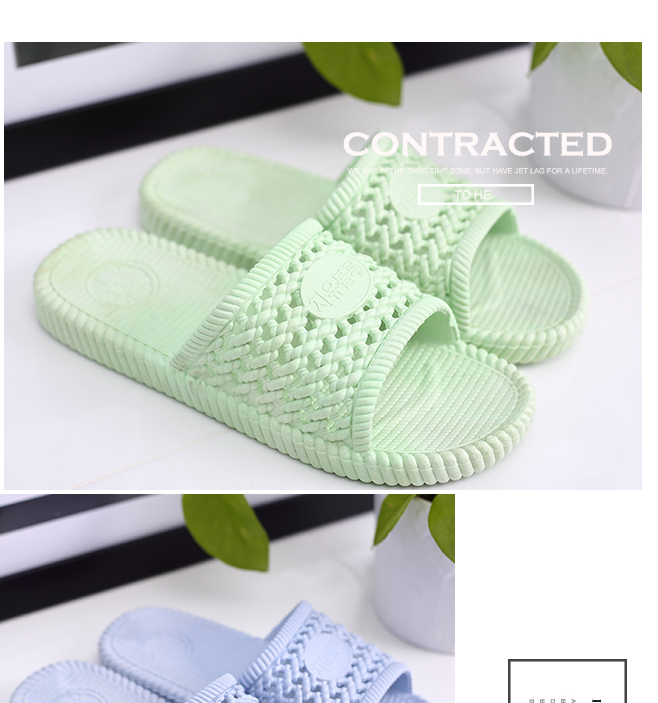 Mua một tặng một nhà miễn phí rỗng dép đi trong nhà nam giới và phụ nữ vài non-slip phòng tắm dép tắm nam mùa hè