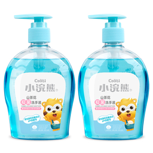 小浣熊儿童抑菌洗手液300ml*2瓶