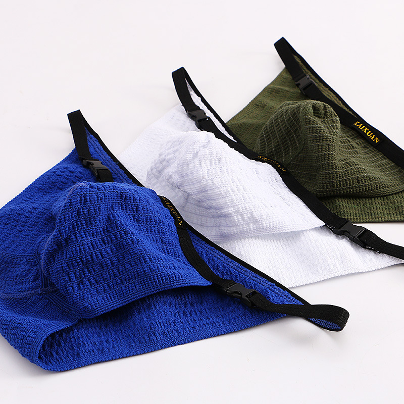 Knitted Men's High-Cut Briefs with a Rough Texture, Friction-Resistant, Breathable, Elastic and Stylish