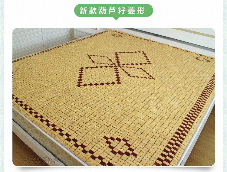 Mạt chược tre mat 1.5 mét sinh viên 0.9 mat mahjong tre mat 1.2 đơn đôi 1.8 m gấp tre mat