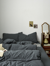 Японский хлопковый комплект, черная