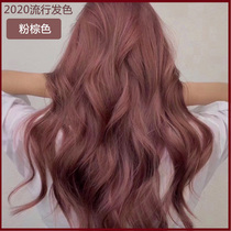 Bubble foam hair dye female 2022 new pure black tea powder brown plant dyeing hair at home trembles popular