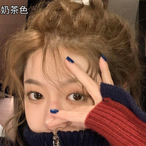 Milk tea hair dye 2022 popular color honey chestnut brown pure bubble foam plant dye hair cream at home