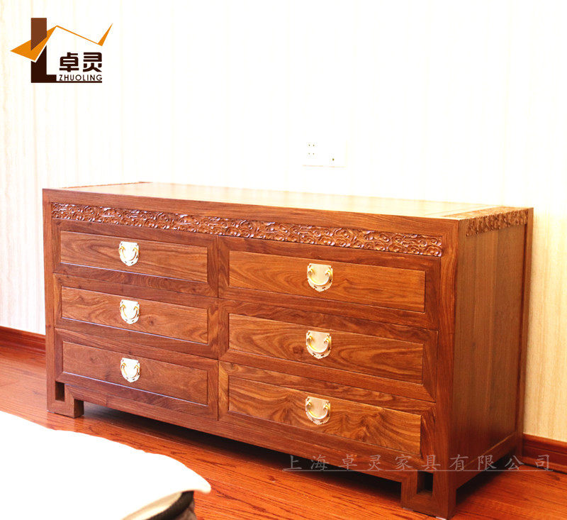 Brief New Chinese Six Bucket Cabinet Tinged Hedgehog Rosewood Red Wood Six Bucket Closet Suflower Pear Wood Containing Cabinet Solid Wood Furniture Custom