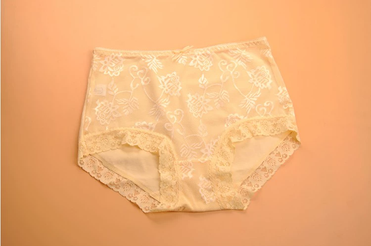 Gạc lưới ren cao cấp Die Anfen nâng hông cotton co giãn thoáng khí truy cập phụ nữ sex boxer sịp 2 gói - Võ sĩ quyền Anh