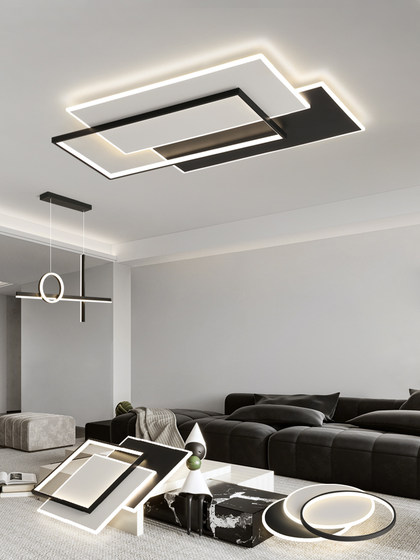 Living Room Lamp, Modern and Simple Led Ceiling Lamp, Large Lamp, Bedroom, Three Bedrooms, Two Living Rooms, Dining Room Lighting Combination, Whole House Package
